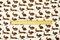 Brown-White Rayon Modal Rabbit Printed Stretch Spandex Jersey Knit Fabric By the Yard